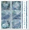 Scrapbooking papers SLS-019 ''Christmas in blue''---- DISCOUNTED PRODUCT